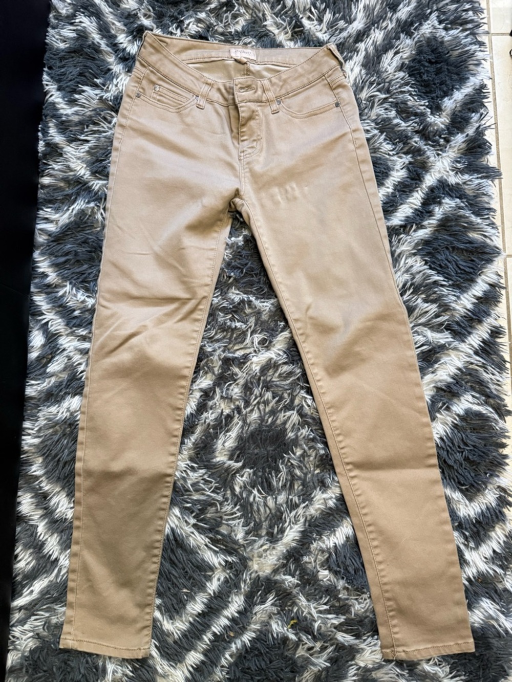 Celebrity Pink Women's Skinny Jeans in Khaki Beige Size 3/26 EUC